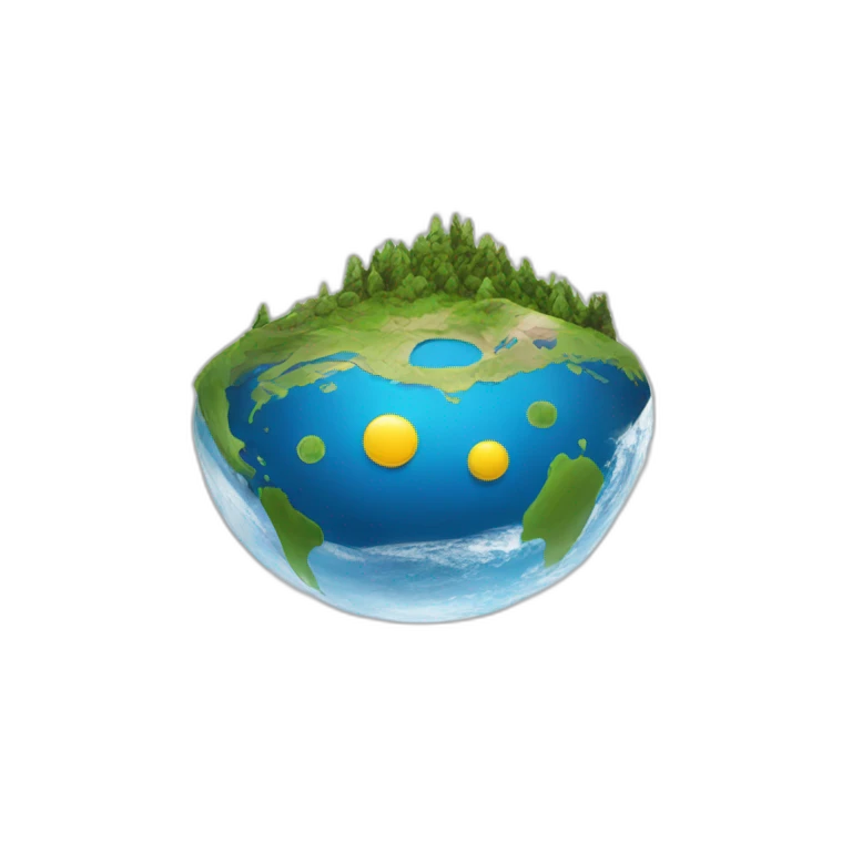 flat earth emoji