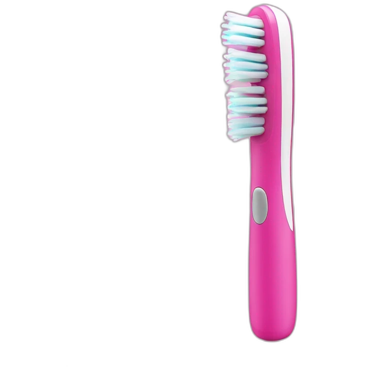electric toothbrush pink emoji
