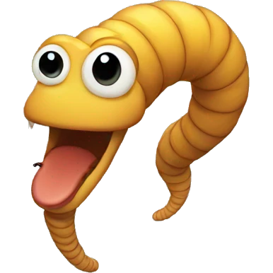 worm emoji