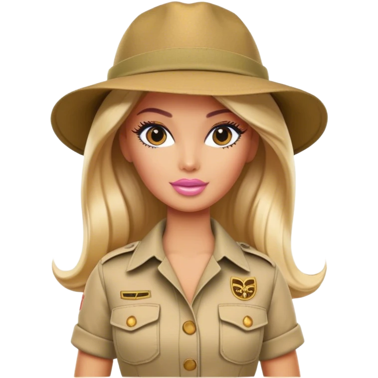 Safari Barbie  emoji
