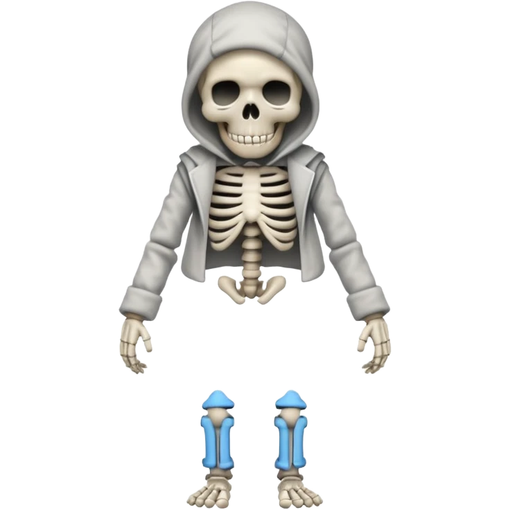 skeleton in a straight jacket emoji