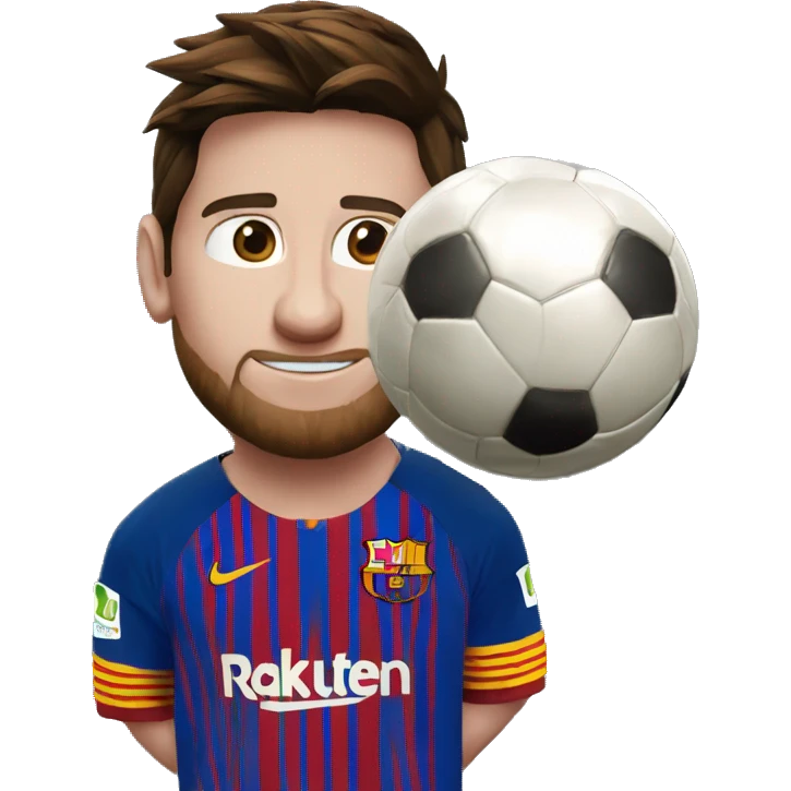 Messi qui a son ballon d’or  emoji