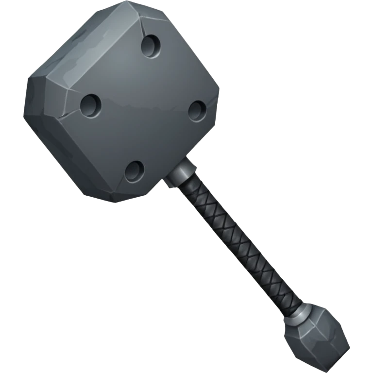 Create the mace from minecraft emoji