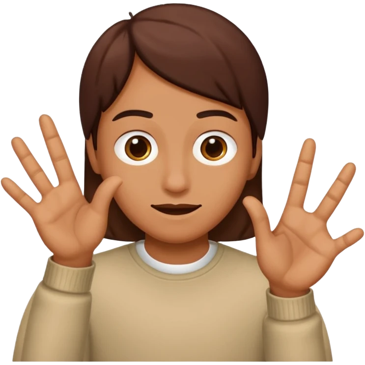 Flicking a bean emoji