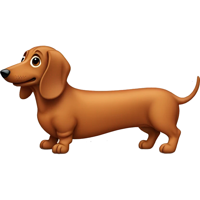 Sausage dog  emoji