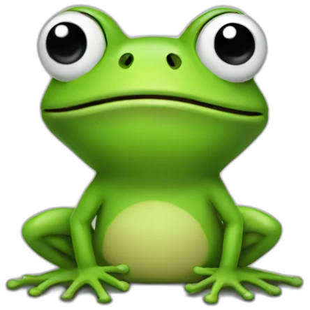 Tv frog emoji