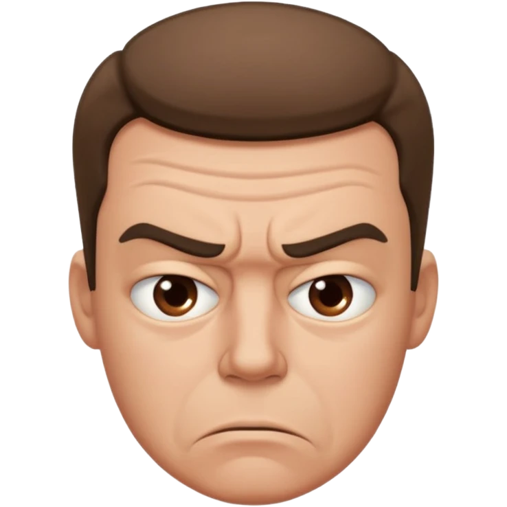 расстроенный Собянин в реалистичном стиле  emoji