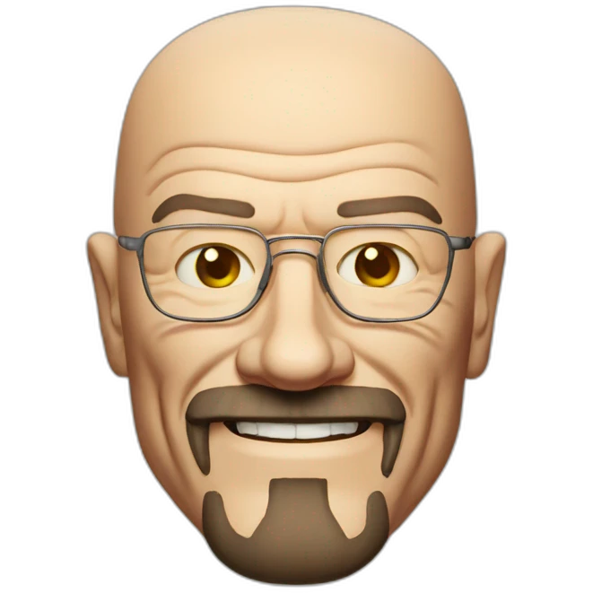 Walter white smiling emoji