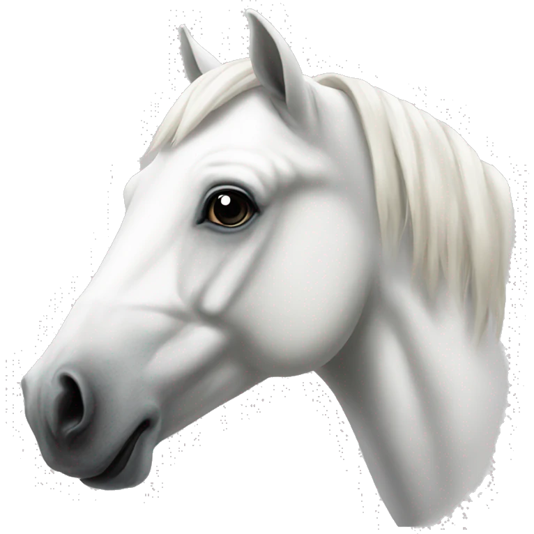 white horse  emoji