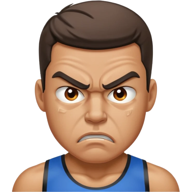 angry athleteperson emoji