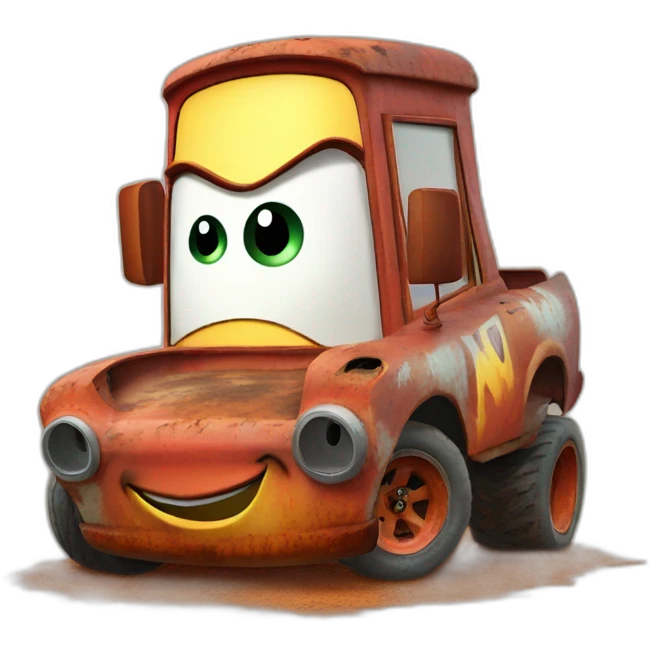 rusted-lightning-mcqueen-kachow-no-more emoji