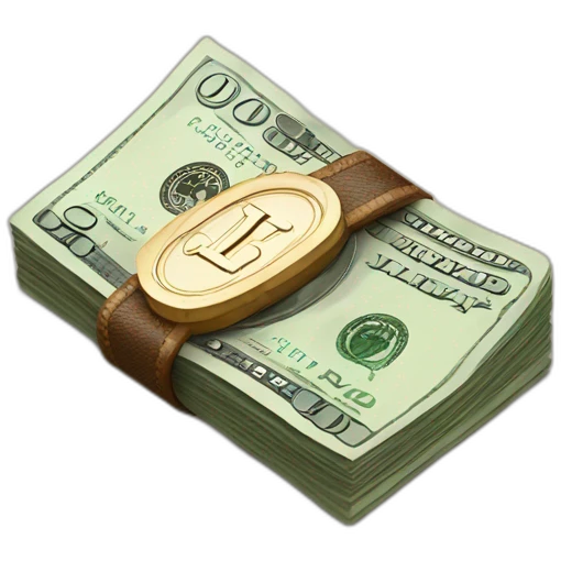 Louis Vuitton money emoji