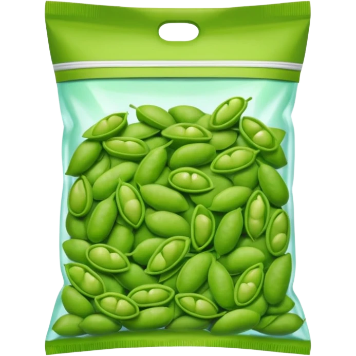edamame snack bag emoji