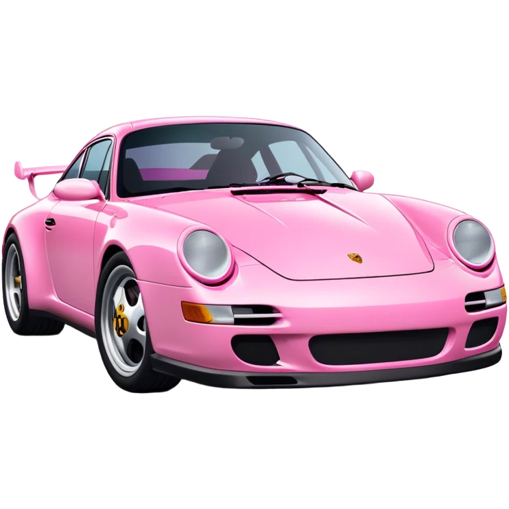 Pink Porsche  emoji