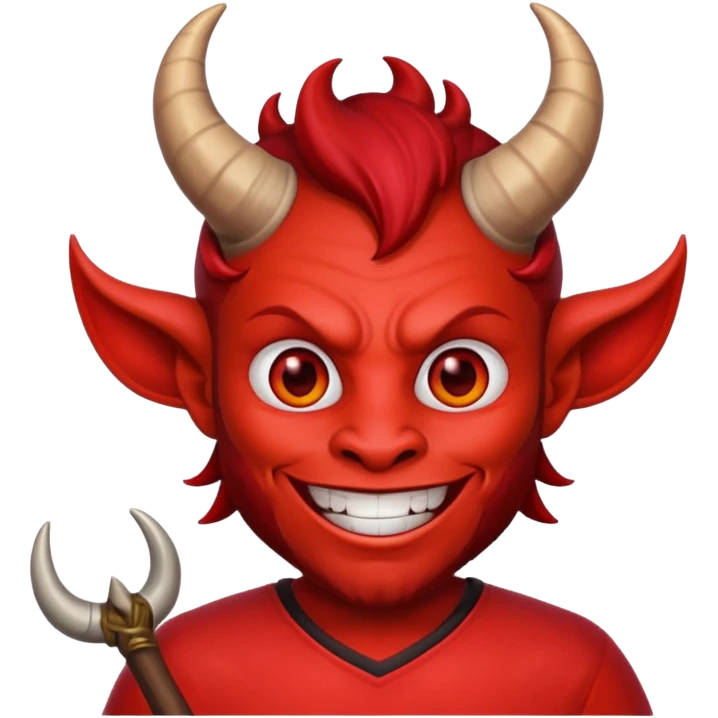 devil with jersey emoji