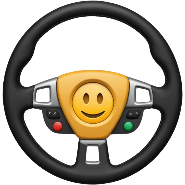 steering wheel emoji