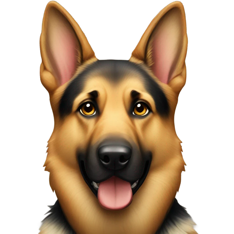 German shepherd dog weighs 90 pounds good boy wearing American flag bandana  emoji