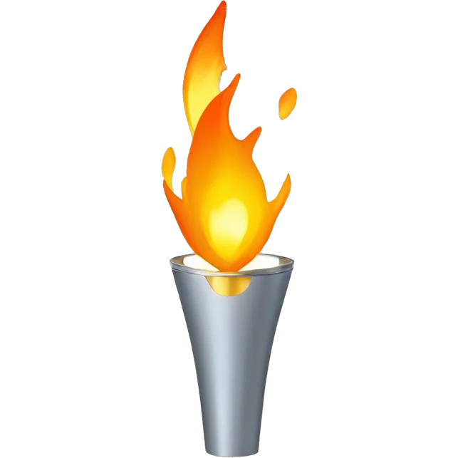 Olympic flame Paris 2024 emoji