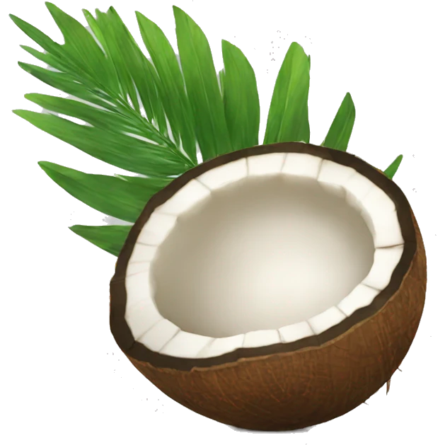 Coconut shell emoji