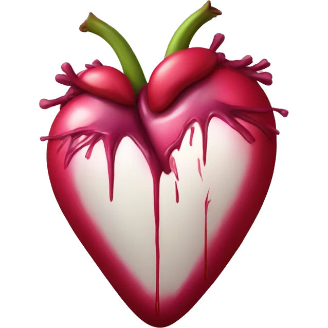 Bleeding heart  emoji