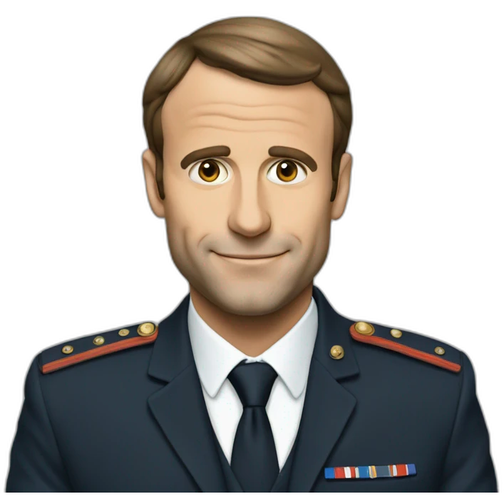 Macron packed emoji