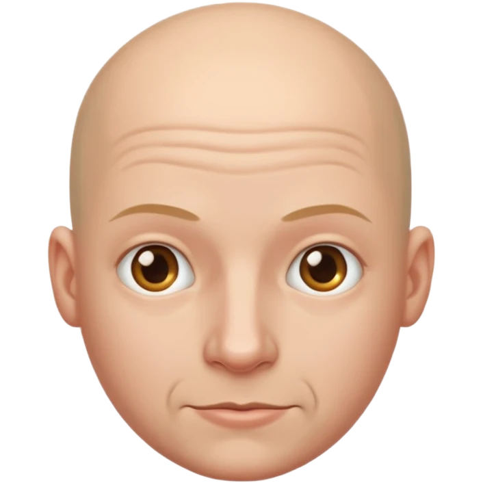 Bald emoji