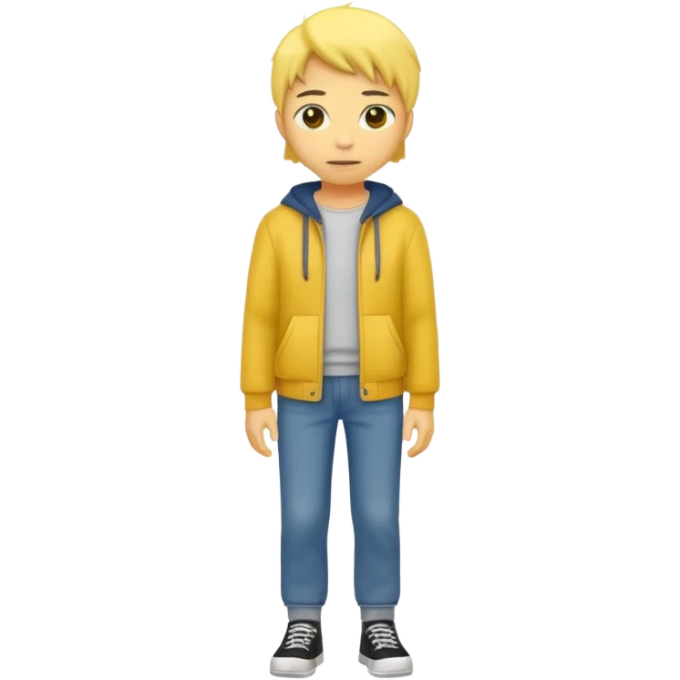 Star with a human full body yellow skin emoji