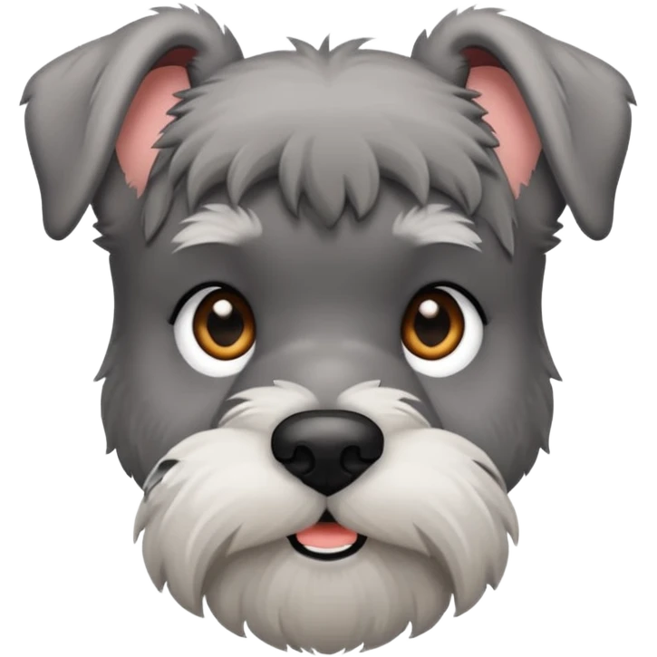 Cute Schnauzer  emoji
