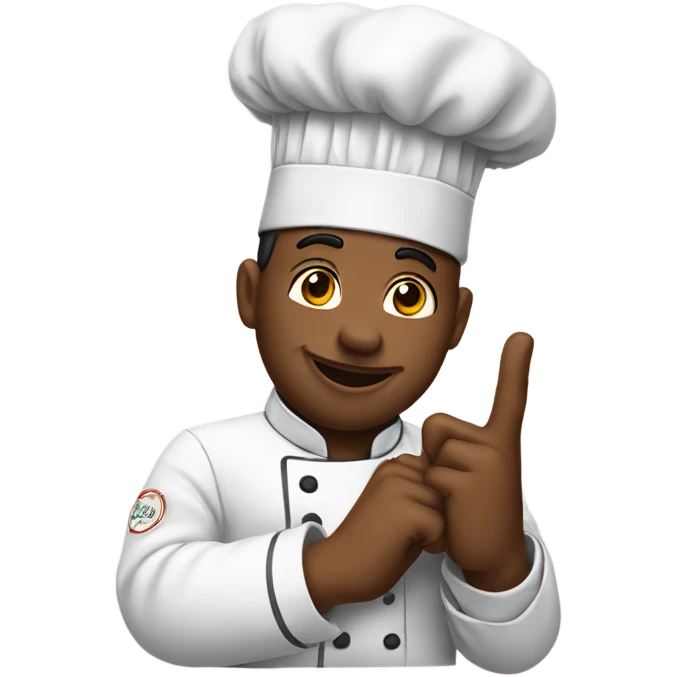 Chef kiss hand sign emoji