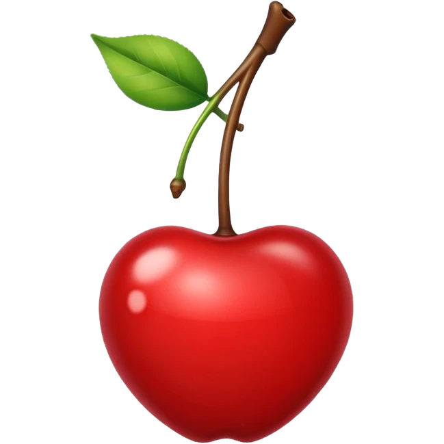 cute red cherry emoji