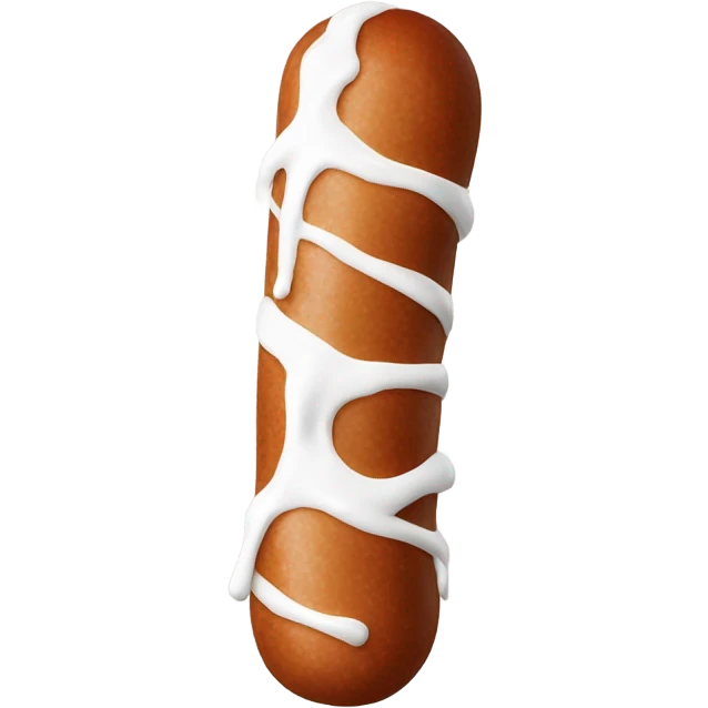 Sausage white paint splattered  emoji