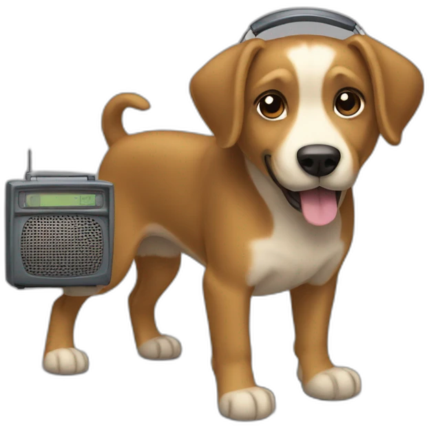 Radio perro emoji