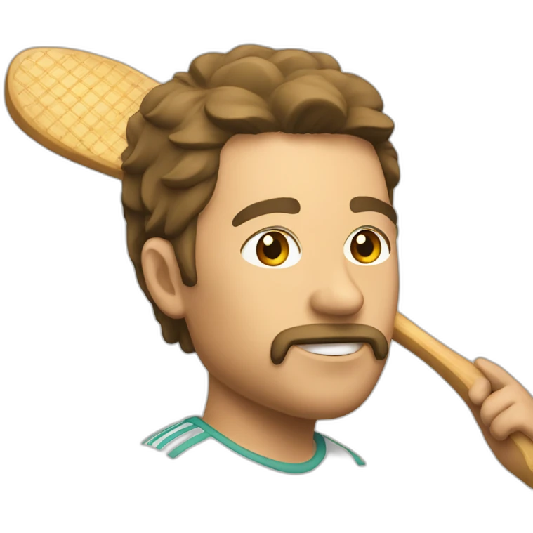 playing paddle emoji