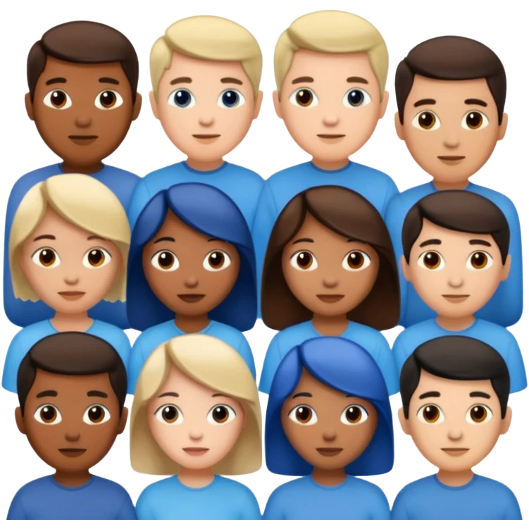 Tiktok mavi tim emoji