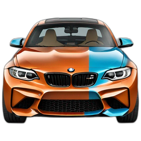 Bmw m2 azul claro emoji