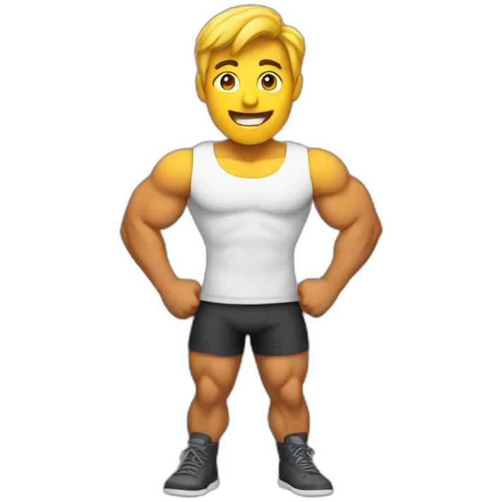 muscular  legs emoji