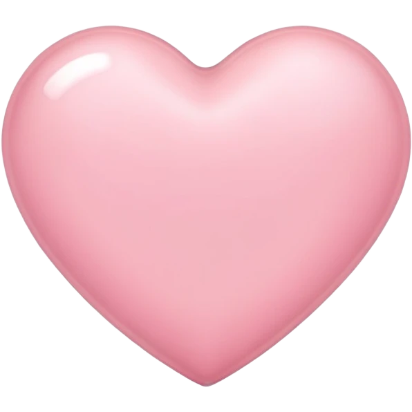 light pink heart  emoji