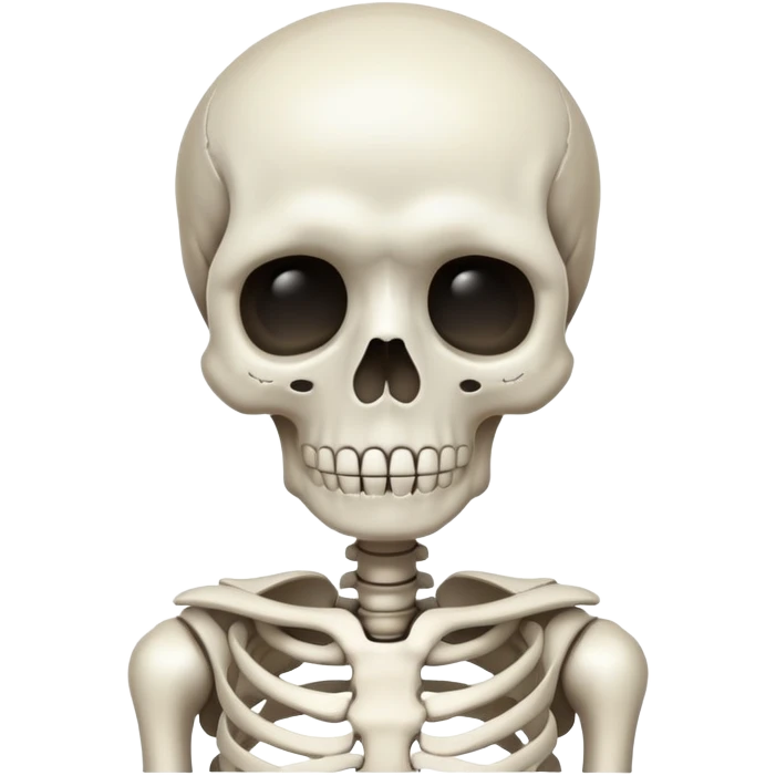 Sad skeleton  emoji