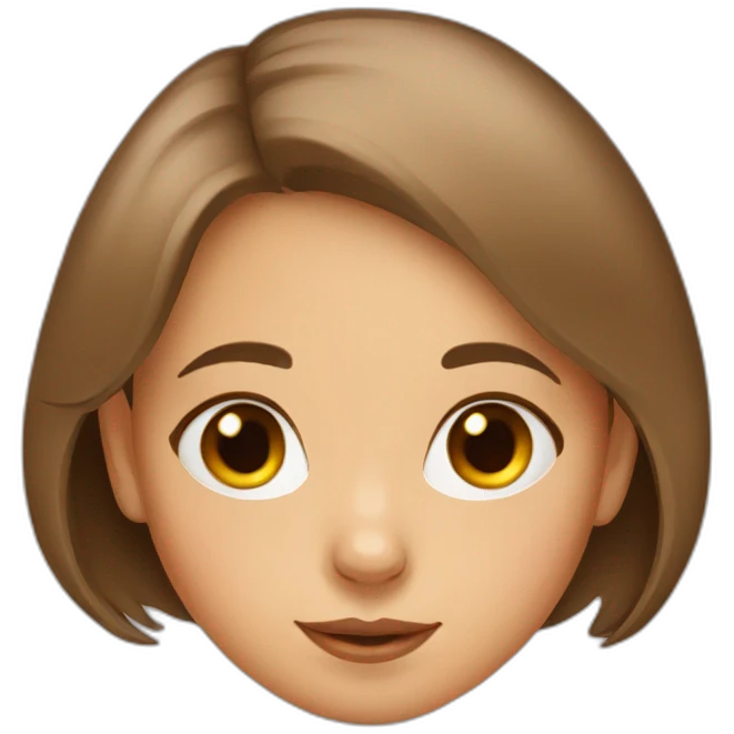 Russian girl brown hare emoji