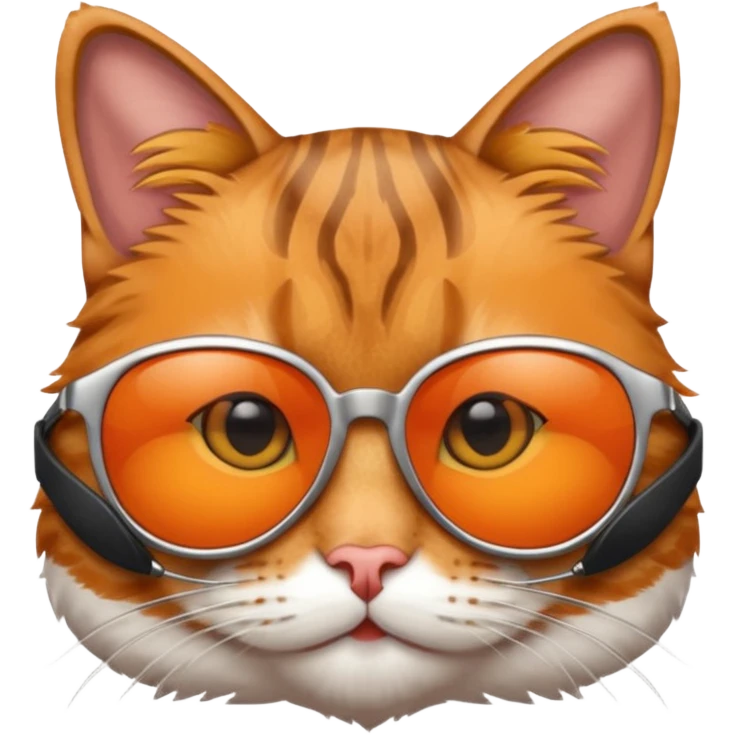 Cat wearing sunglasses emoji