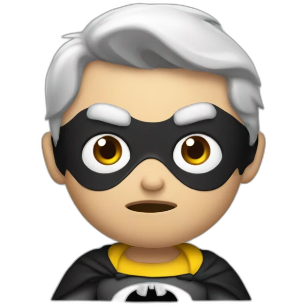 batman shrugging shoulders in confusion emoji