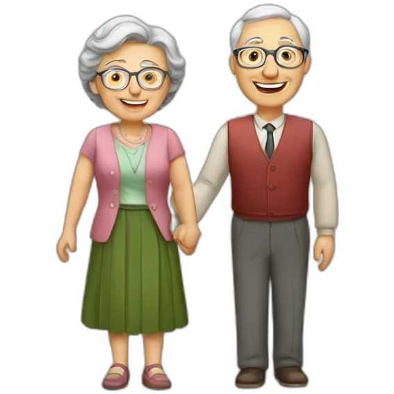 School Reunion with older lady teacher emoji