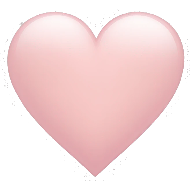 Light Pink Heart emoji
