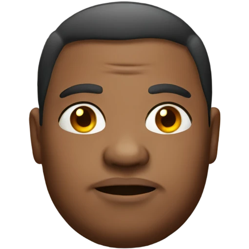 A fat person emoji