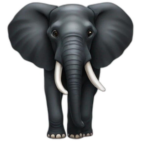 black elephant emoji