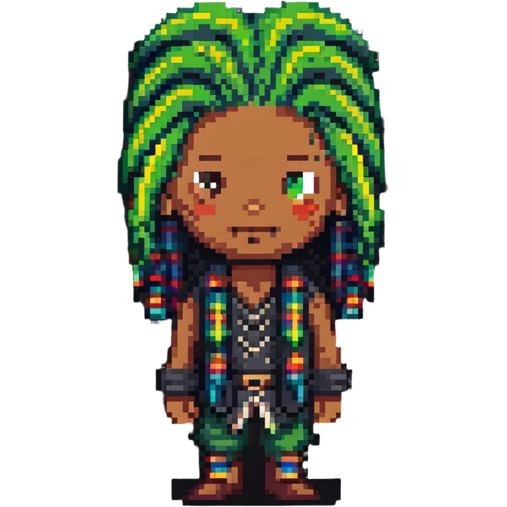guy with dreadlocks emoji