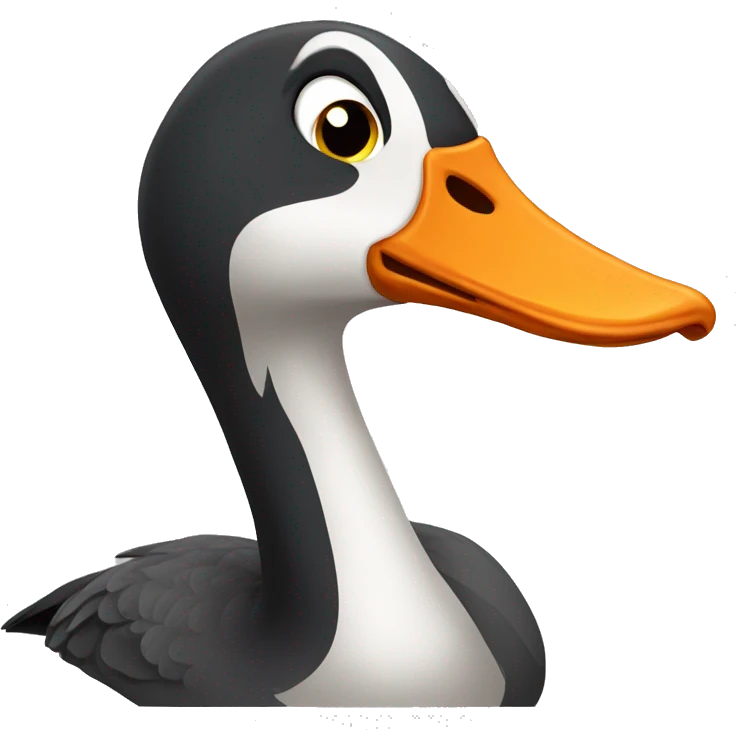 Silly goose emoji