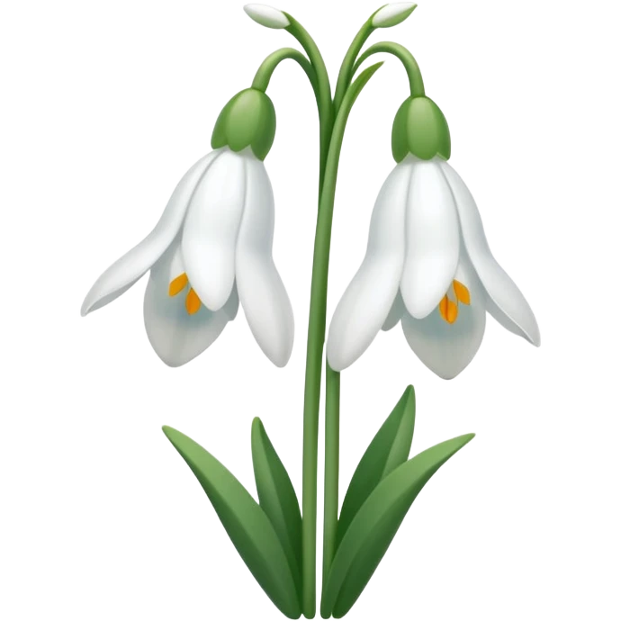 snowdrop emoji emoji
