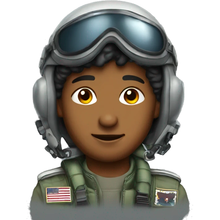 fighter jet pilot emoji