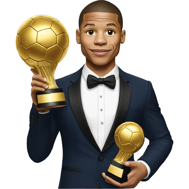 Mbappé qui a le ballon d’or  emoji